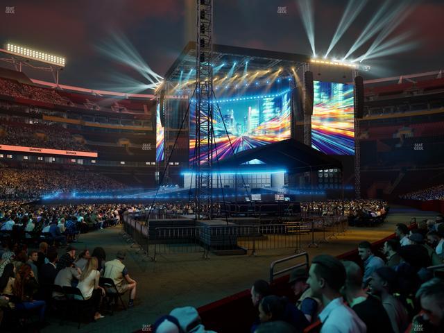Northwest Stadium - Section 25 Seat View