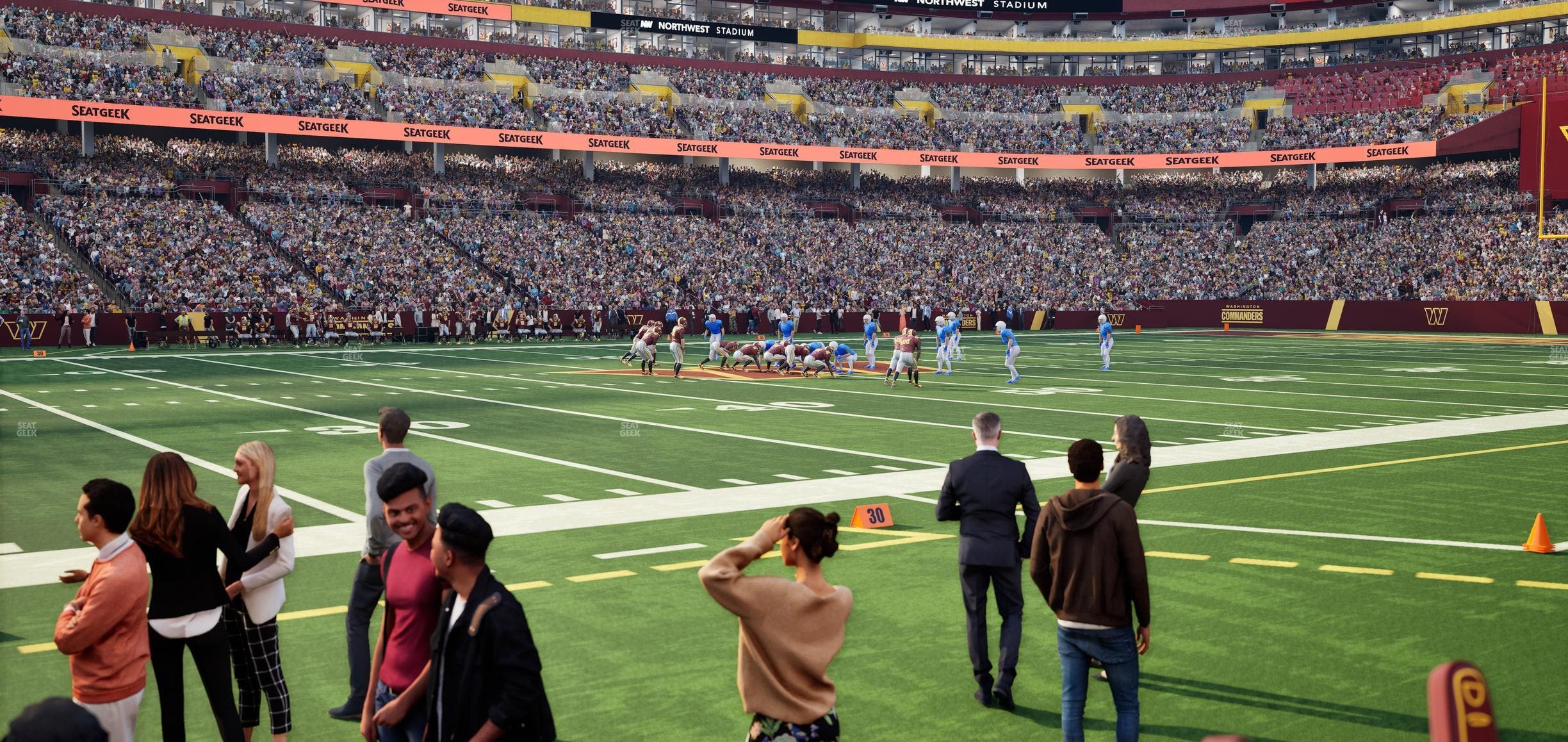 Northwest Stadium - Section 3 Seat View