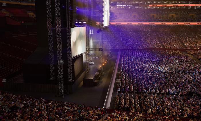 Northwest Stadium - Section 303 Seat View