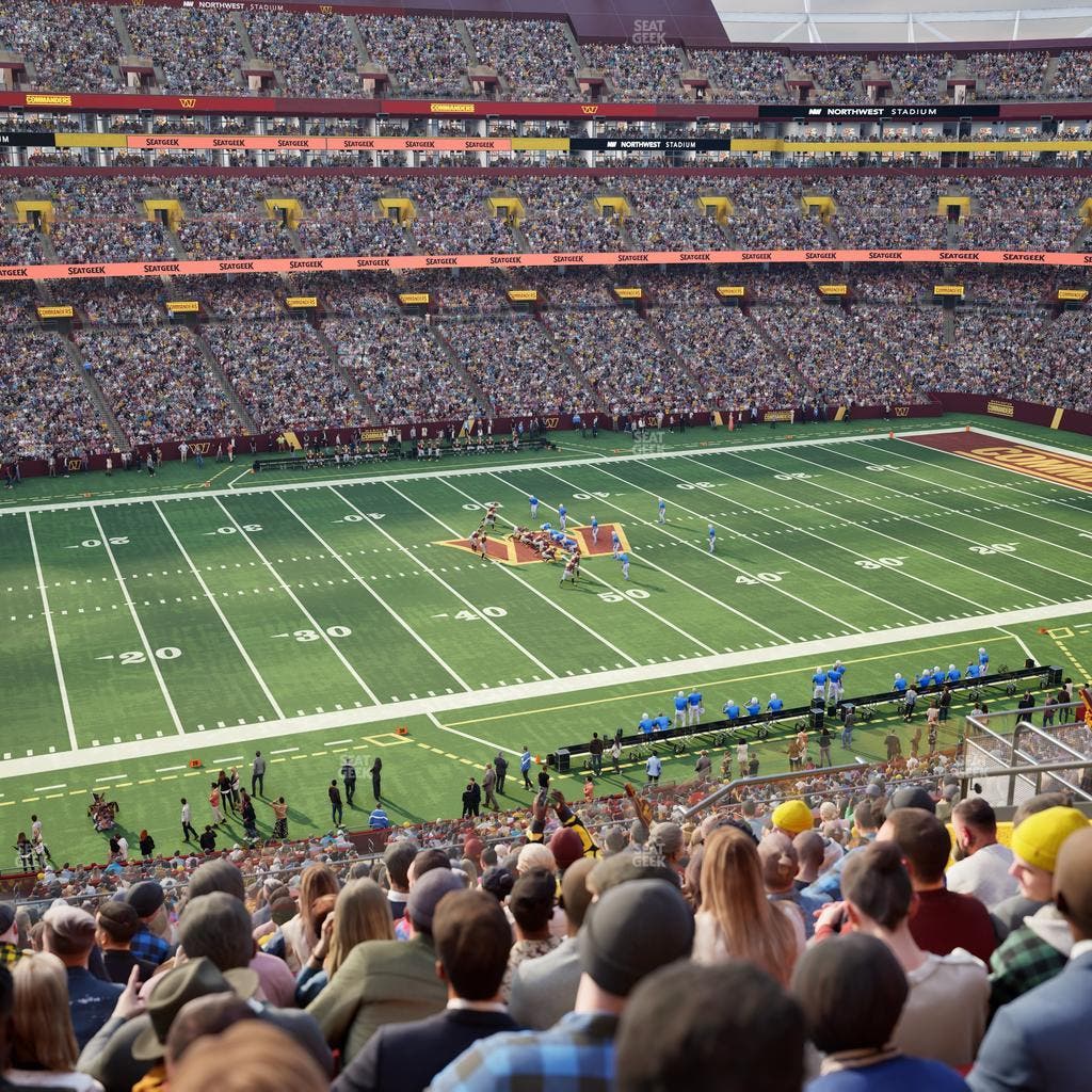 Northwest Stadium - Section 303 Seat View