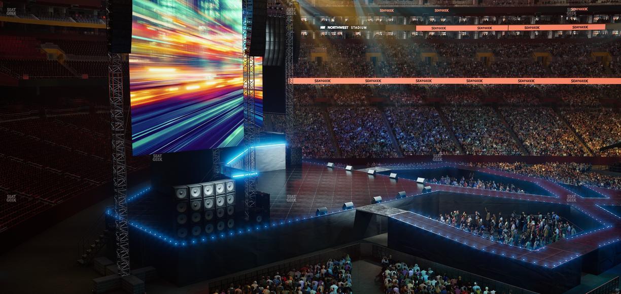 Northwest Stadium - Section 303 Seat View