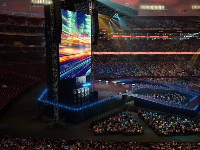 Northwest Stadium - Section 304 Seat View