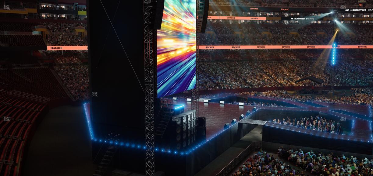 Northwest Stadium - Section 305 Seat View