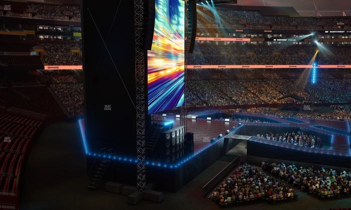 Northwest Stadium - Section 305 Seat View