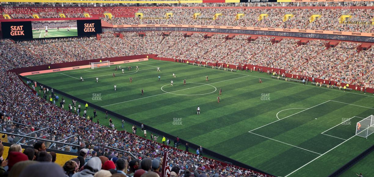 Northwest Stadium - Section 316 Seat View