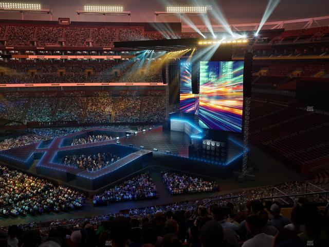 Northwest Stadium - Section 320 Seat View