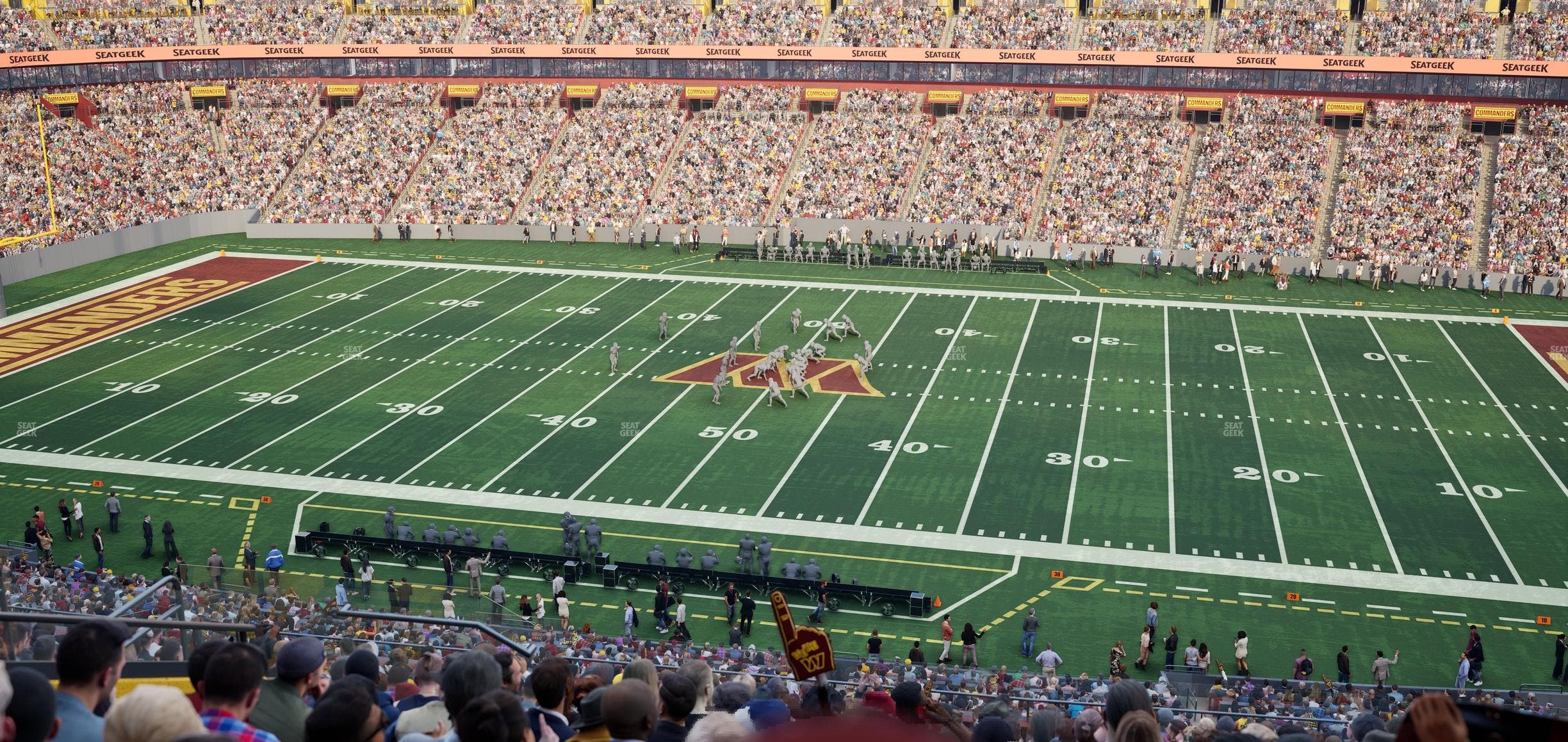 Northwest Stadium - Section 320 Seat View