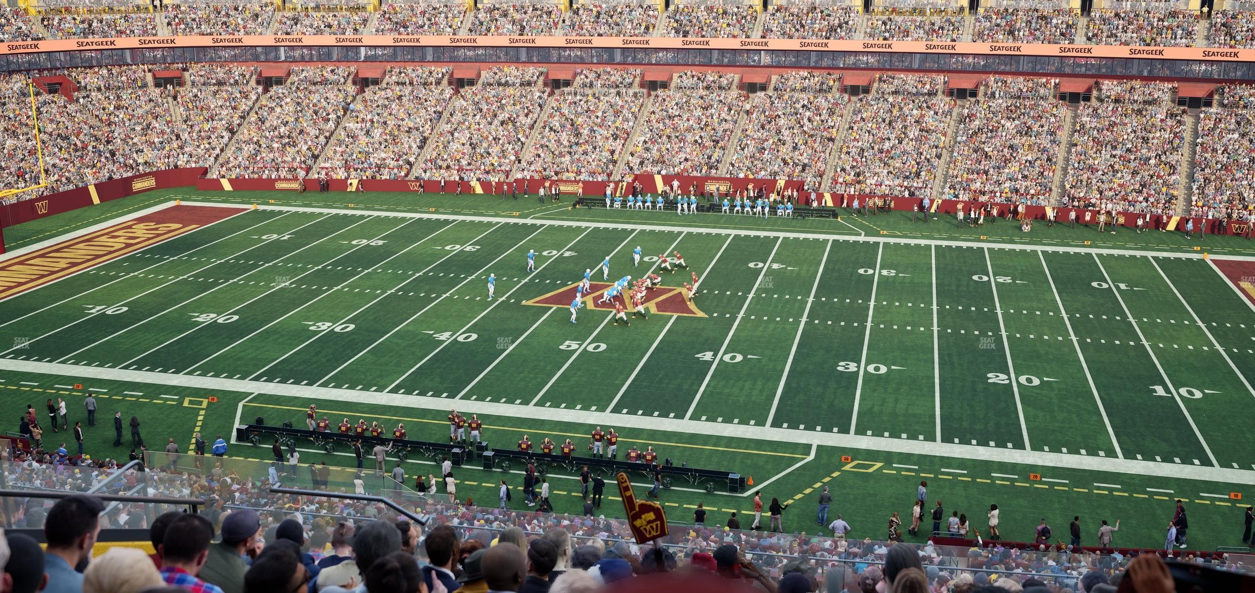 Northwest Stadium - Section 320 Seat View