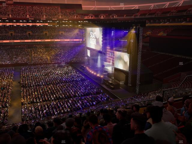 Northwest Stadium - Section 321 Seat View