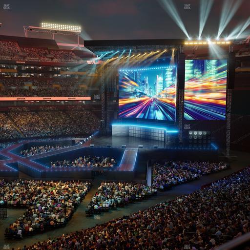 Northwest Stadium - Section 323 Seat View