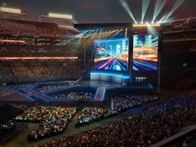 Northwest Stadium - Section 323 Seat View