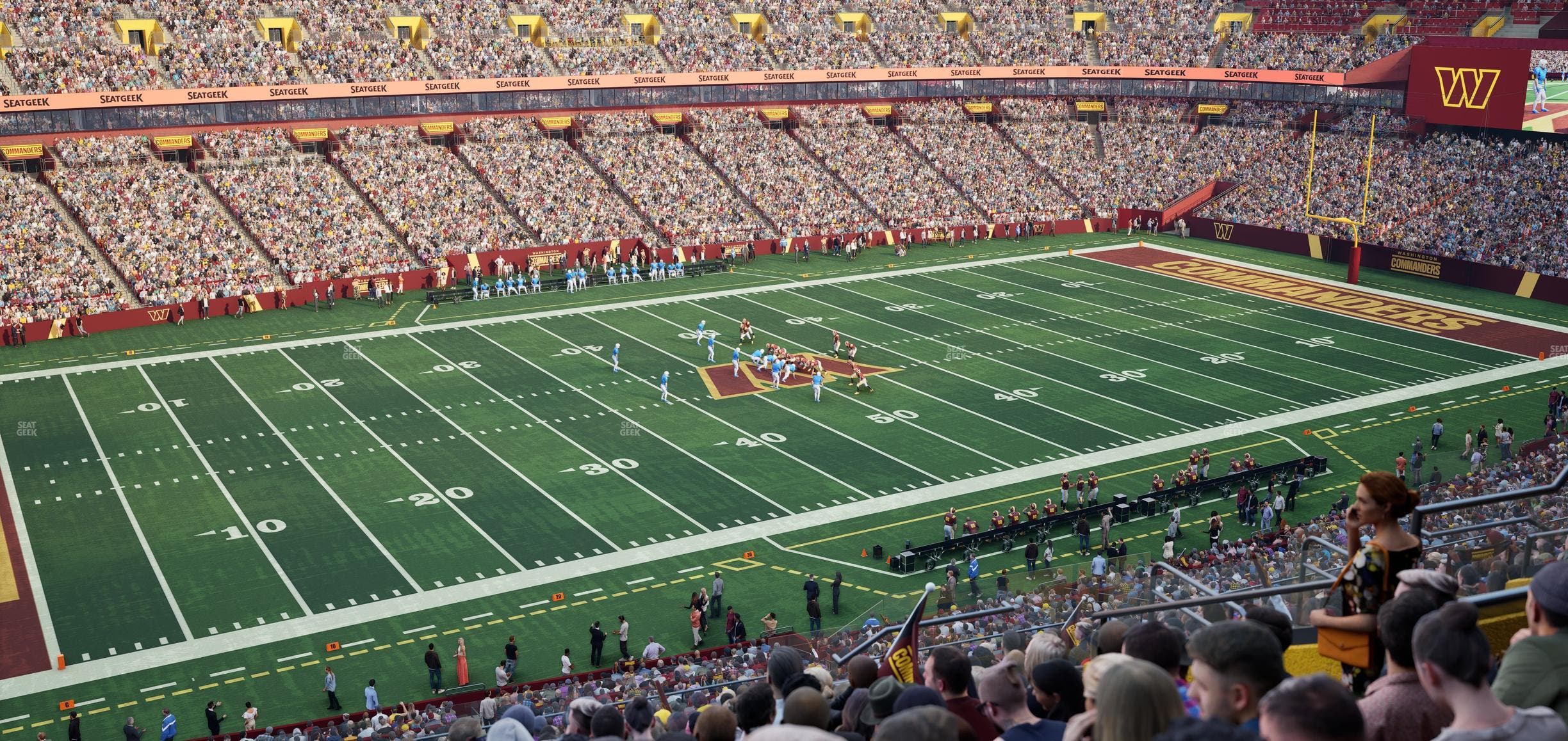 Northwest Stadium - Section 325 Seat View