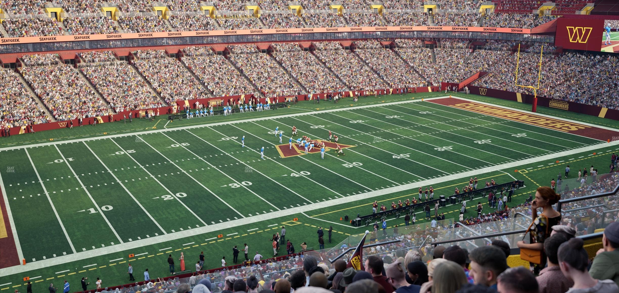 Northwest Stadium - Section 325 Seat View