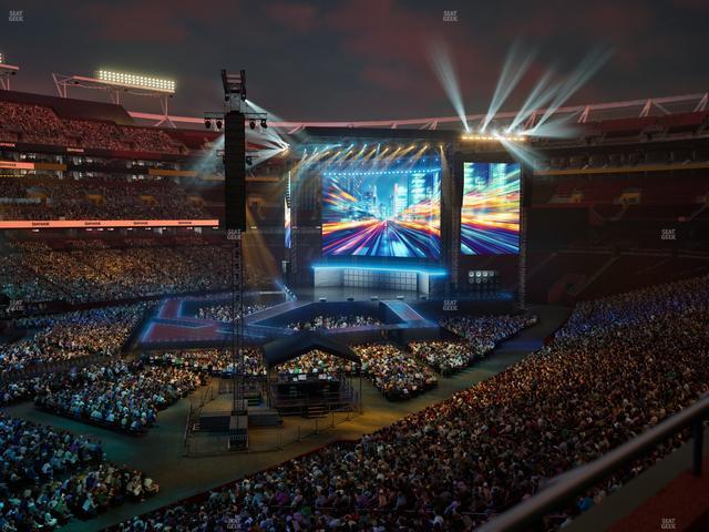 Northwest Stadium - Section 326 Seat View