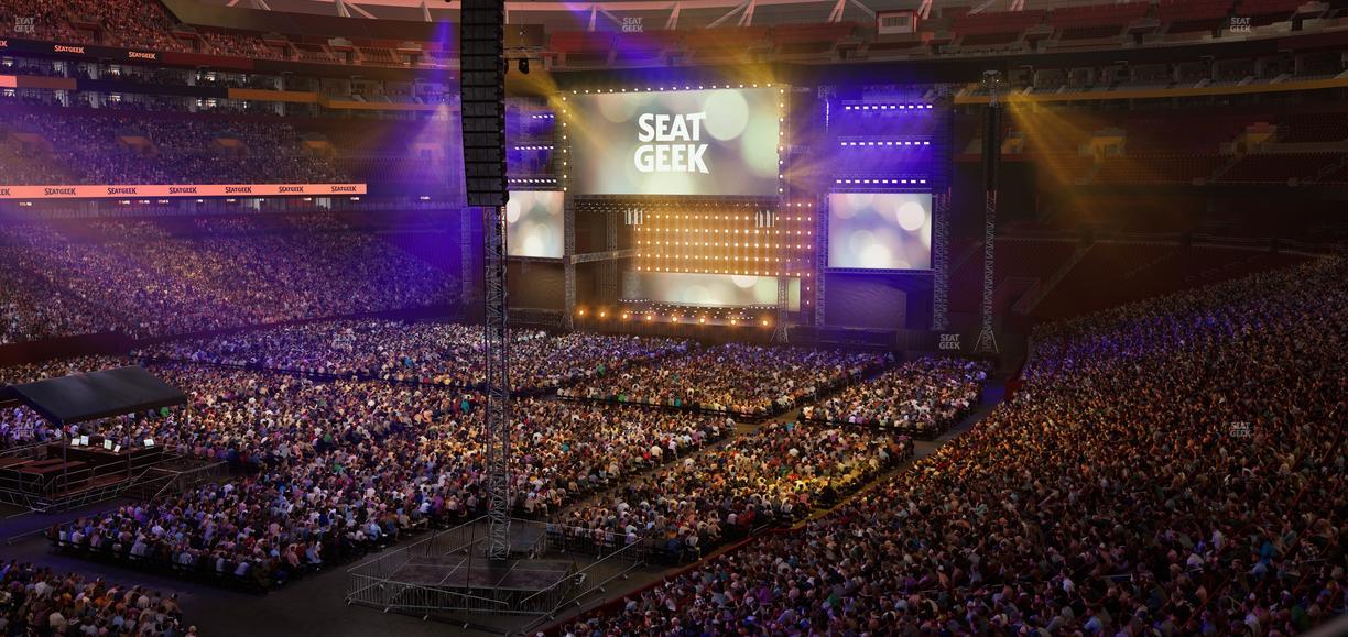 Northwest Stadium - Section 327 Seat View