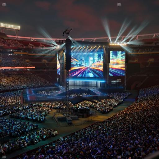 Northwest Stadium - Section 327 Seat View
