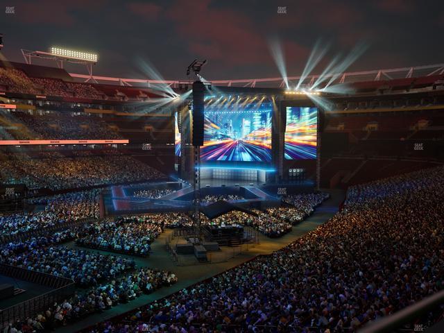 Northwest Stadium - Section 327 Seat View