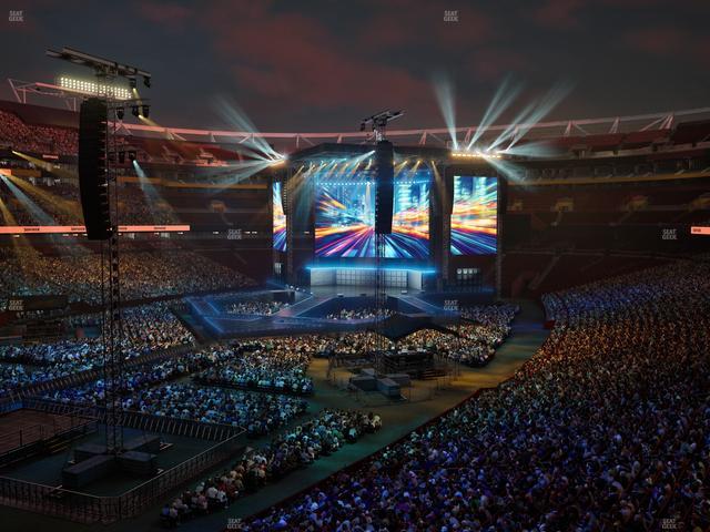 Northwest Stadium - Section 328 Seat View