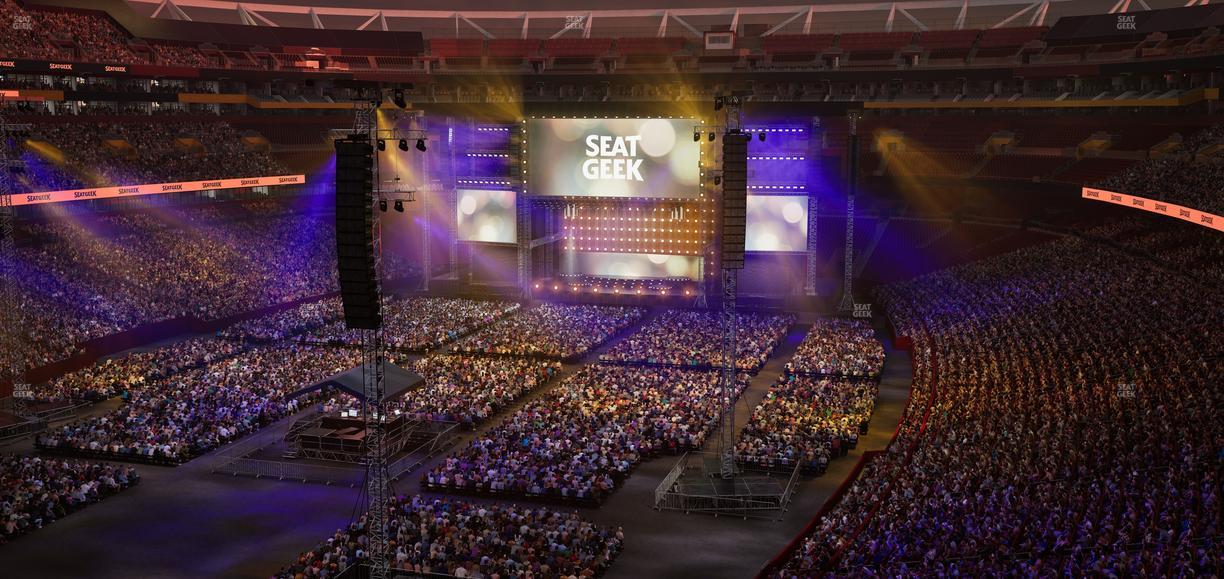 Northwest Stadium - Section 329 Seat View