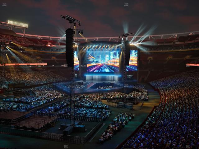 Northwest Stadium - Section 329 Seat View