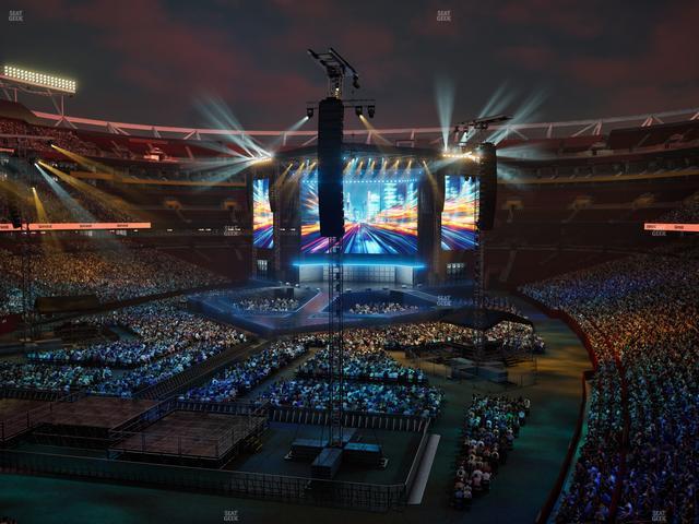 Northwest Stadium - Section 330 Seat View