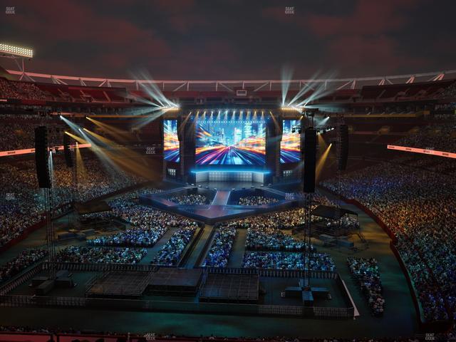 Northwest Stadium - Section 331 Seat View