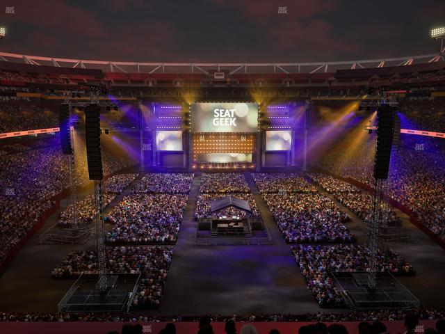 Northwest Stadium - Section 332 Seat View