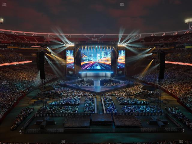 Northwest Stadium - Section 332 Seat View