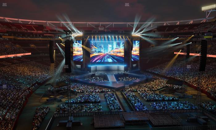 Northwest Stadium - Section 333 Seat View