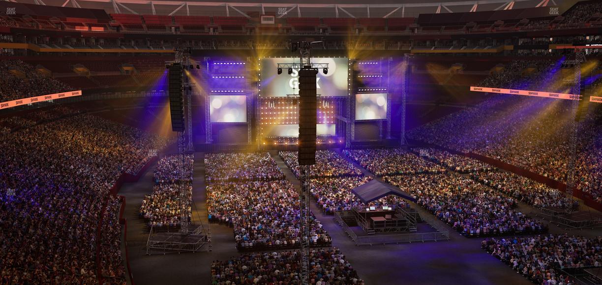 Northwest Stadium - Section 334 Seat View