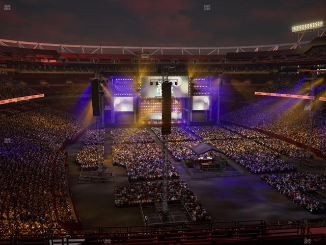 Northwest Stadium - Section 334 Seat View