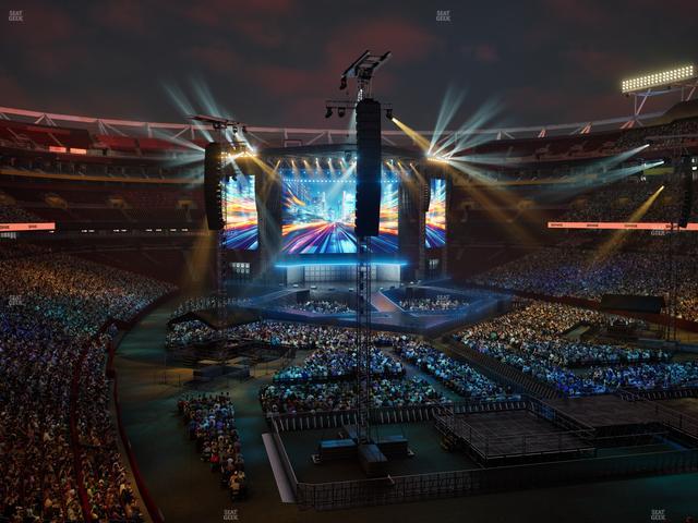 Northwest Stadium - Section 334 Seat View