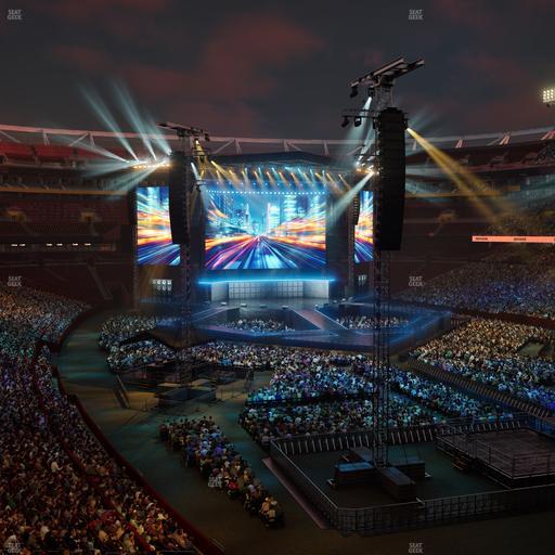 Northwest Stadium - Section 335 Seat View