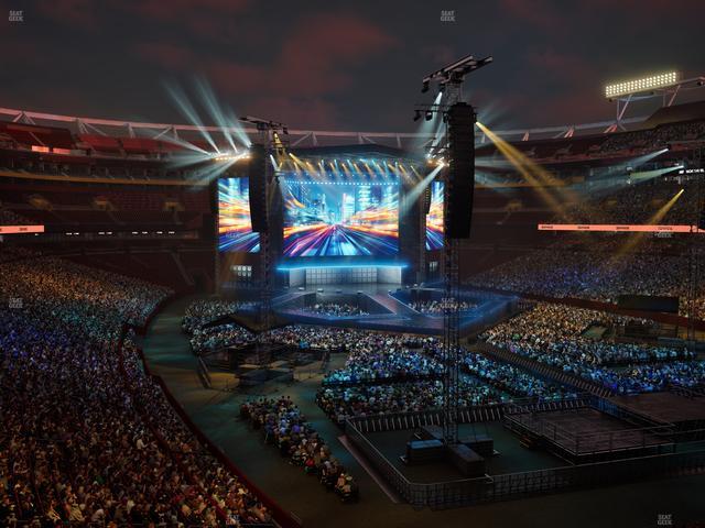 Northwest Stadium - Section 335 Seat View