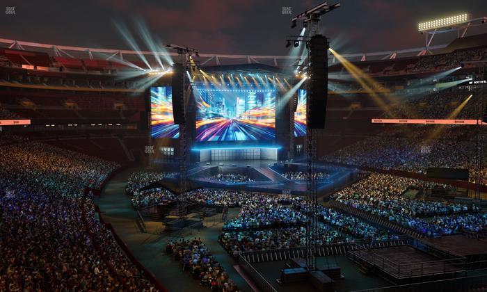 Northwest Stadium - Section 335 Seat View