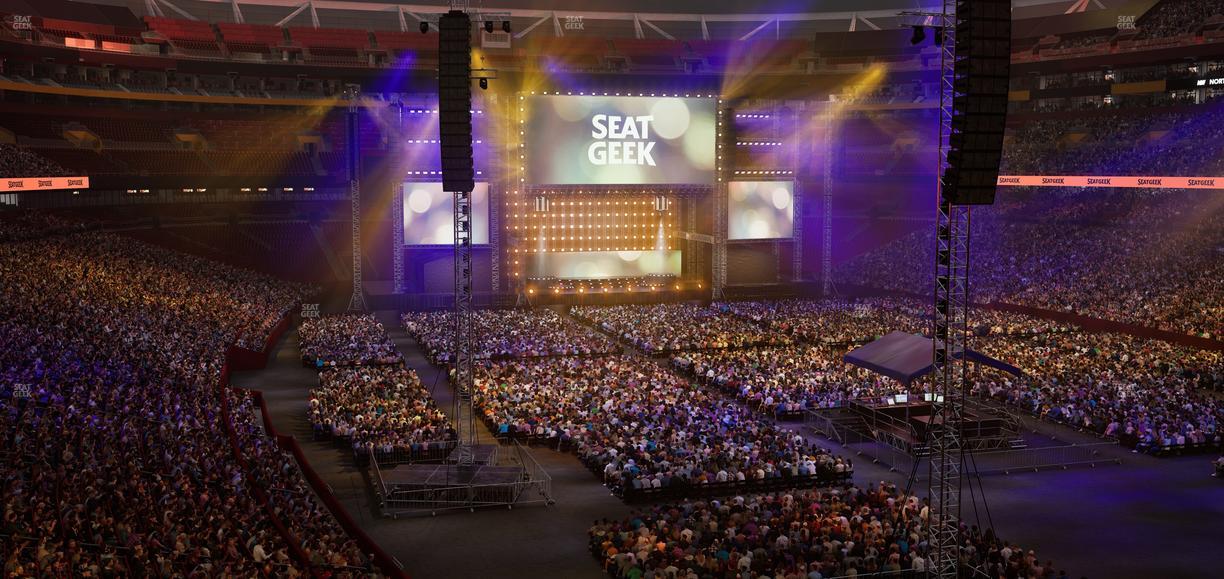 Northwest Stadium - Section 335 Seat View