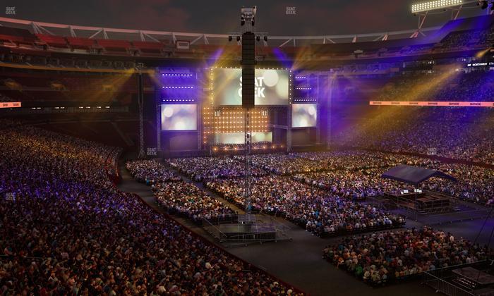 Northwest Stadium - Section 336 Seat View