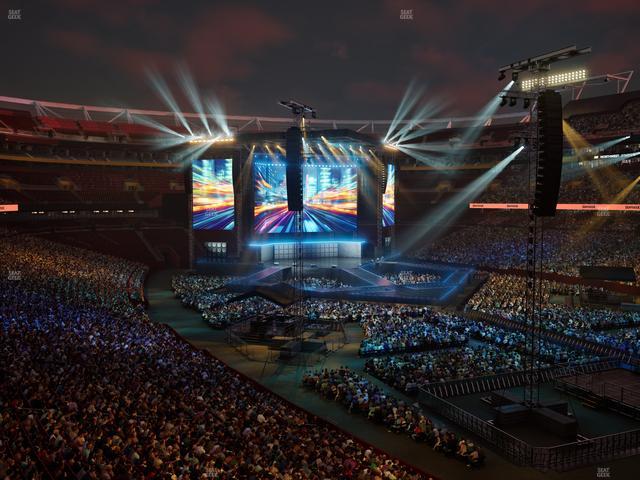 Northwest Stadium - Section 336 Seat View