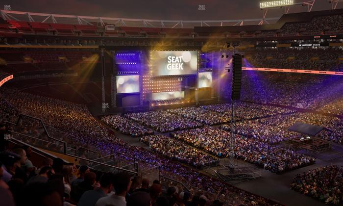 Northwest Stadium - Section 337 Seat View