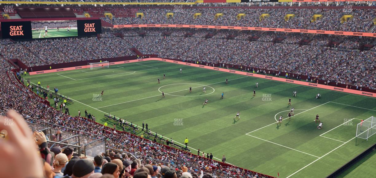 Northwest Stadium - Section 337 Seat View