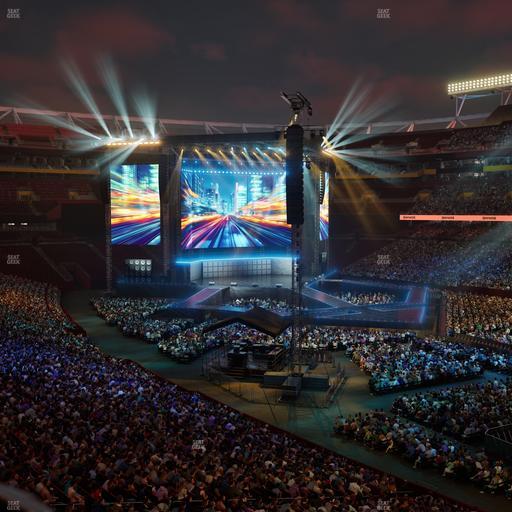 Northwest Stadium - Section 337 Seat View