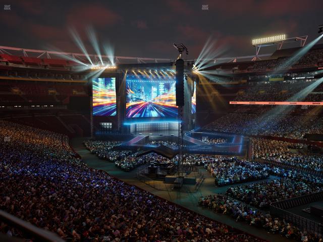Northwest Stadium - Section 337 Seat View