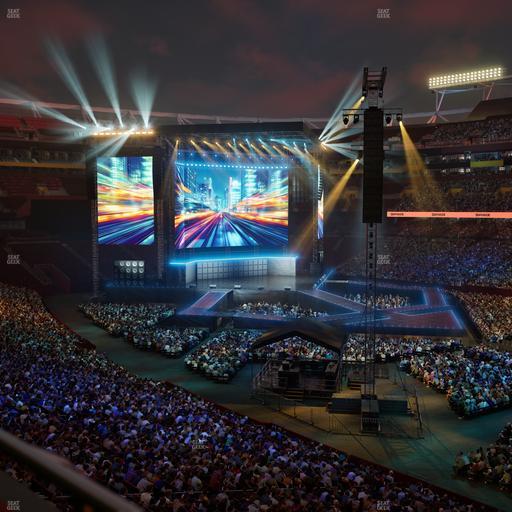 Northwest Stadium - Section 338 Seat View