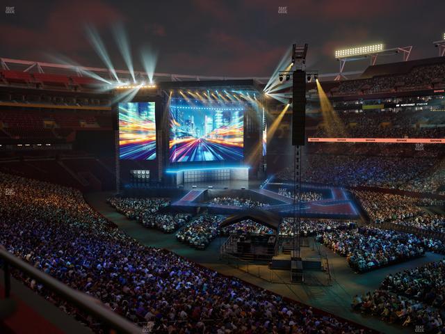 Northwest Stadium - Section 338 Seat View