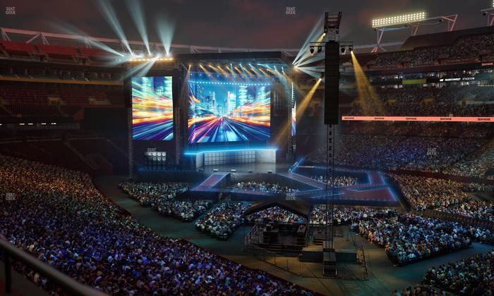 Northwest Stadium - Section 338 Seat View
