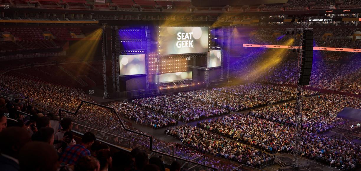 Northwest Stadium - Section 338 Seat View