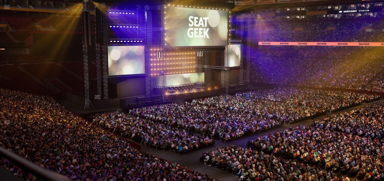 Northwest Stadium - Section 340 Seat View