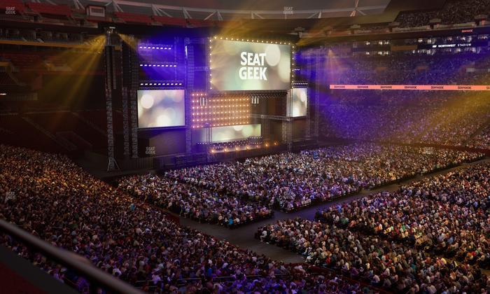 Northwest Stadium - Section 340 Seat View