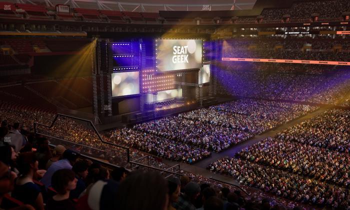 Northwest Stadium - Section 340 Seat View