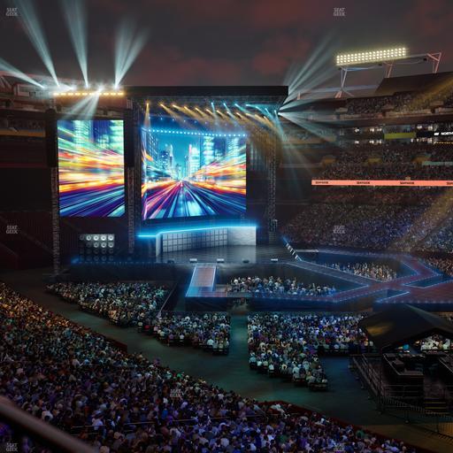 Northwest Stadium - Section 340 Seat View